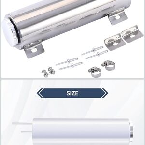 32oz 3x9 Inch Radiator Coolant Over Flow Puke Tank Can (45)